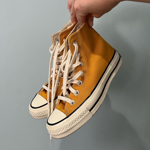 Converse Shoes - Converse Chuck 70 High Tops in Sunflower size 5
